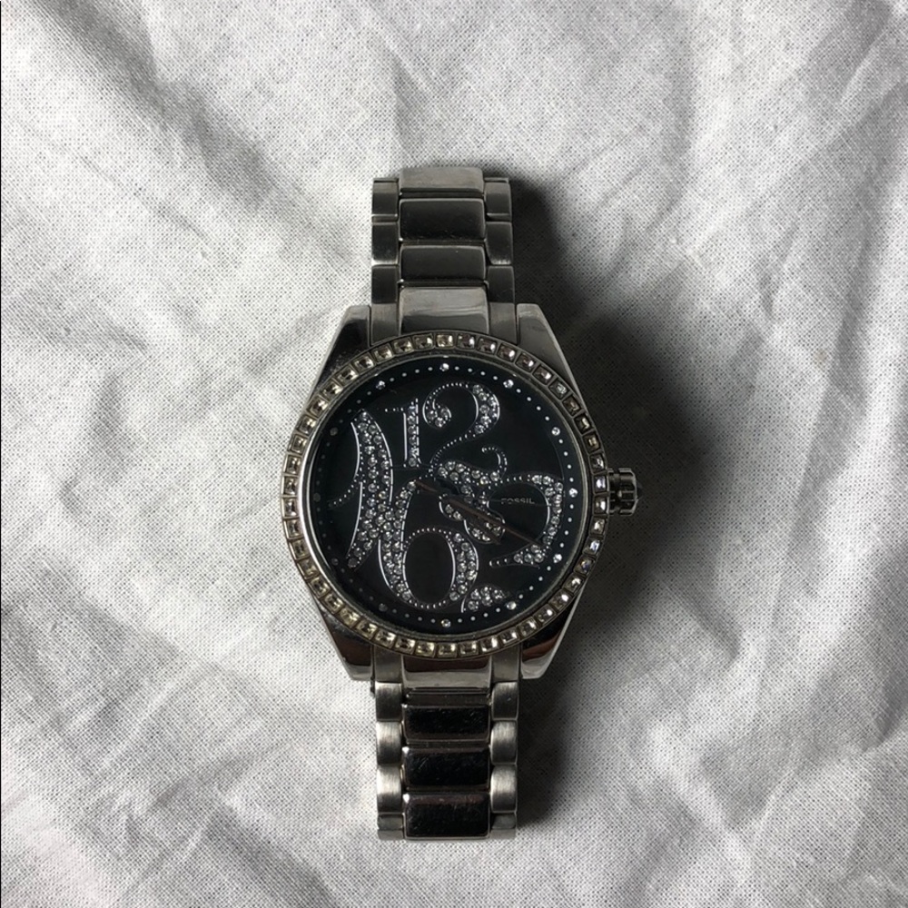 Fossil jeweled watch